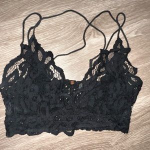 Free people Black Bralette!
